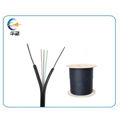 China 1 Core Single Mode G652D G657A1 G657A2 G657B3 Outdoor FTTH Drop Optical Fiber Cable With Triple Steel Wire LSZH PE PVC for sale