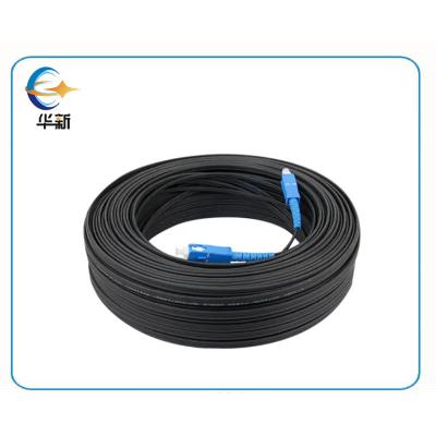 China Fast Connector OEM Preconnectorized Drop Cable 9/125 SM Simplex Duplex 1m 2m 3m 5m SC LC FC ST UPC APC for sale