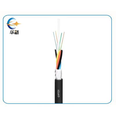 China Non Armored Stranded Outdoor Fiber Optic Cable Loose Tube Flame Retardant FRP Gyftzy for sale