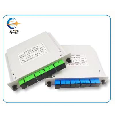 China Box PLC Splitter Compact PLC Tap Low Insertion Loss Wide Operating Wavelength 1x4 1x16 1x32 1x64 for sale