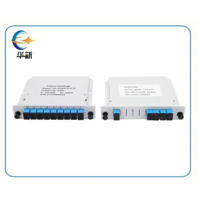 China SCAPC SCUPC Cassette PLC Splitter Card Type Passive Splitter 1X2 1X4 1X8 1X16 1X32 Lgx Box for sale