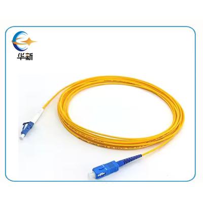China SINGLE MODE Fiber Optic Patch Cable With LSNH Material And Fast Sample Leadtime Of 3-5 Days for sale
