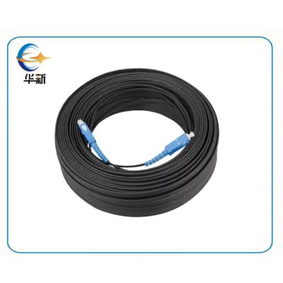 China FTTH Network Pre Connectorized Drop Cable End To End Patchcord SM Simplex Duplex 1m 2m 3m 5m SC LC FC ST UPC APC for sale