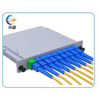 China Cassette Type Splitter 1X16 Sc Scupc Connector Slot Box Type SM G657A Or Customized for sale