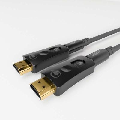 China Custom Made 3D Fiber Optic 2.0 High Speed Fiber Optic Cable 18Gbps 4k 60hz HDMI 4K From Supplier 30ft HDMI 2.0 for sale