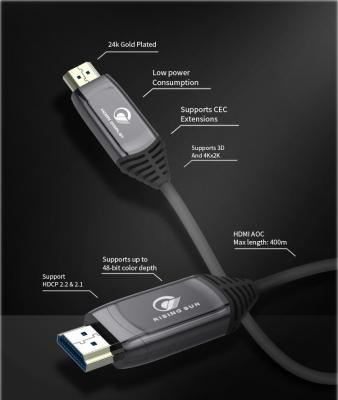 China Environmental Friendly Manufacturers and Suppliers HDMI Cabo 4k Male To 8k Male High Speed Shielded HD 304 Stainless Steel HDMI Cables 50M 100M Cables for sale