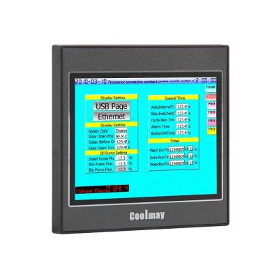 중국 이더넷 포트 HMI 제어판 300 cd/M2 TFT 참 색상 디스플레이 판매용