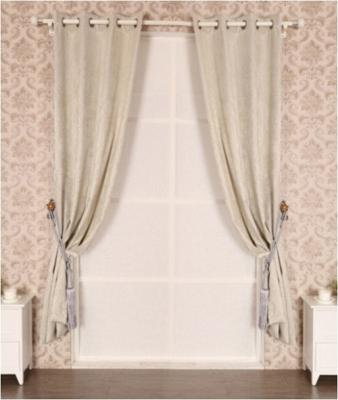 China Embossed Black Out Window Curtain for sale