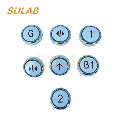 China Elevator Push Button A4N28797 Elevator Stainless Steel Button Lift Outbound Call Display Button Lift Door Parts for sale