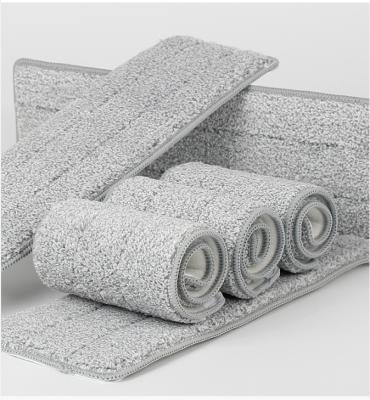 China Sustainable Wholesale mop accessories self adhesive mop head wet and dry use free-hand mop cloth for sale