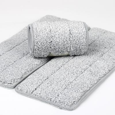 China Sustainable Wholesale mop accessories self adhesive mop head cloth microfiber free-hand mop cloth for sale