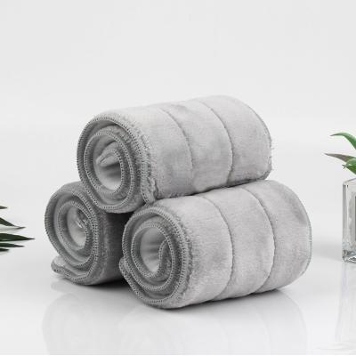 China Sustainable Wholesale self adhesive mop head wet and dry use free-hand mop cloth microfiber replacement pad for sale