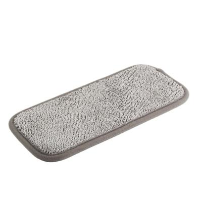 China Sustainable Good Price Microfiber Hand Free Replacement Floor Cleaning Mop Cloth Mop Head for sale