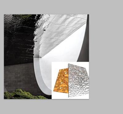 China Moderne licht luxe stijl 3D houtskool board water rippel bamboe houtskool houten fineer Te koop