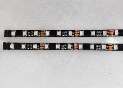 China los 5m SMD flexible 5050 llevaron la luz de tira, tiras negras IP65 de la luz del PWB RGB LED en venta