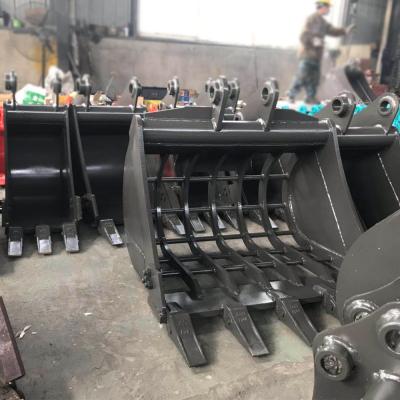 China Construction works Rainbow Excavator Bucket pc200-8 Skeleton Buckets for sale