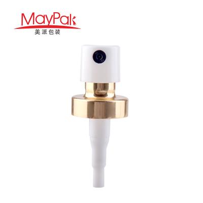 China Personal care gold crimp pump for perfume bottle Quick shipping for sale