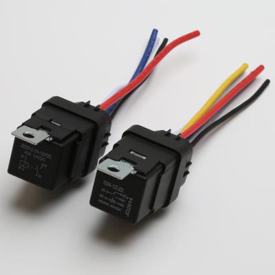 China 5 PIN SPDT JD2912 Relé de automóvil 24V 12V 40A con enchufes de arneses para camiones y motos en venta