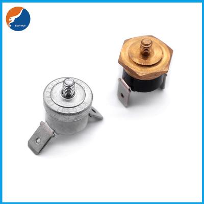 Chine Le commutateur thermo remis à zéro manuel automatique M4 de disque de commutateur de la température vissent le thermostat KSD301 de cuivre à vendre