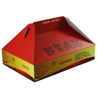 China Recyclable Pinion Vegetable / Fruit Corrugated Box Gift Boxes Wholesale for sale
