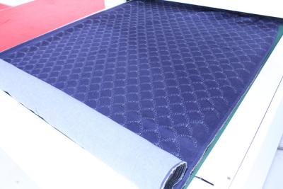 Chine Denim, flanelle, machine de gravure de laser de tissu/machine de gravure Lazer de textile à vendre