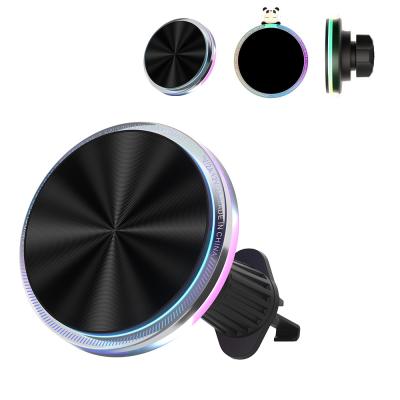 Chine Porte-téléphone pour voiture magnétique de conception originale avec lumière ambiante et lumières RVB personnalisables pour un look unique à vendre