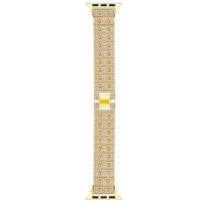 China Hot Selling Stainless Steel Smart Watch Stainless Steel Diamond Band For 38/40/42/44/41/45 for sale