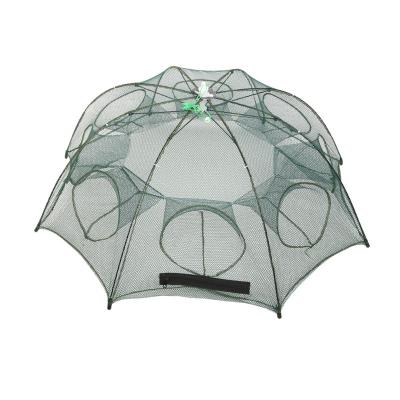 China Monofilament New Products Hot Crab Baits Umbrella Folded Molded Net Automatic Shrimp Fishing Trap for sale