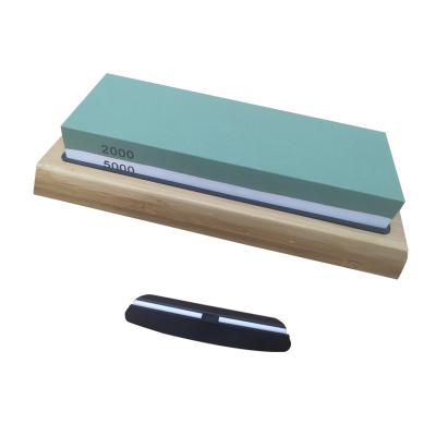 China Knives Sharpening Knife Sharpener Professional Double Sided Whetstone 2000/5000 Grit For Kitchen And Garden Tools Coarse Sharpening for sale