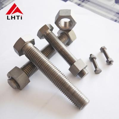 China O CNC fez à máquina as porcas de parafusos DIN933 da cabeça do hexágono do titânio DIN934 à venda