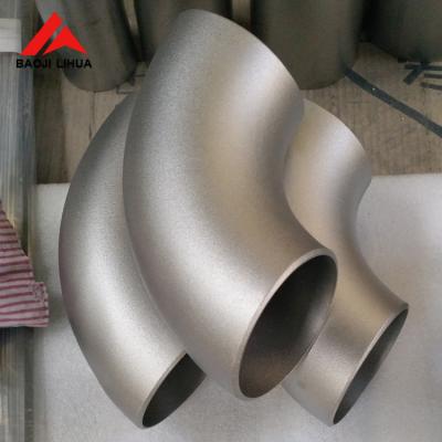 中国 ASTM B16.9のチタニウムの管付属品Sch160 180度の管の肘 販売のため