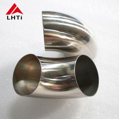中国 Gr2管付属品の関係のための継ぎ目が無いチタニウムの肘の管 販売のため