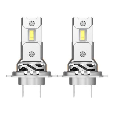 China Aviation Aluminum OEM ODM Factory Price Mini Size 1:1 Halogen 40W 5000LM 6500K Car LED Lights Bulb LED Headlight H7 Canbus for sale