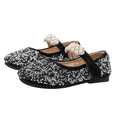 China Princess 2022 spring light 2204 size 26-33 small soft bottom babies children's elegant shoes sequined new for sale