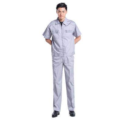 China High Quality Cotton Polyester Wear Resistant Breathable Short Sleeve Workshop Overall Soft/Breathable/Wear-Resistant One-Piece Suit for sale