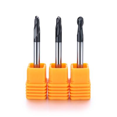 China CNC Process Milling Cutter Ultra High Speed Carbide 45 Degree High Gloss Hardened End Mill for sale