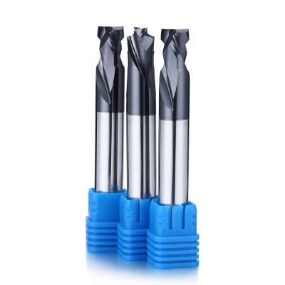 China CNC Process BKXE Downcut Endmill 2 Spline 6mm Mill Fresa Metal Duro Grinding Cutter for sale