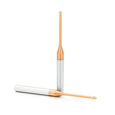 China High Speed Cnc Process BKXE Solid Carbide 2 Flute Flat Cut And Flute Long Neck Endmill for sale