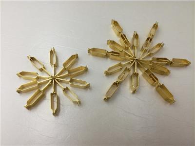 China Precision Brass Metal Stamping , Progressive Die Stamping Slow Speed Wire Cutting for sale