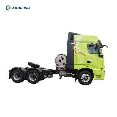 China 10 Tire Used Tractor Truck 6*4 4*2 450hp Tractor Trailer Truck Euro 6 for sale