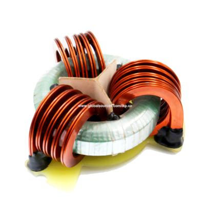China Toroidal Ferrite Core Storage Output 3-Phase Power Choke with Flat Wire Vertical Winding for sale