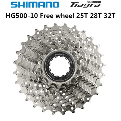 China Steel SHIMANO Tiagra HG500-10 Road Bike 10 Speed Drops Teeth 11-25 12-28 11-32T 11-34T 4700 4600 M6000 5700 Cassette Sprocket for sale