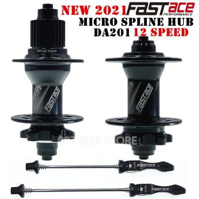 China Aluminum Alloy FASTACE DA201 F/R DEORE XT M8100 M7100 M6100 FH BH Hub 32H 135x10mm 100x9mm E-THRU Axle Bike 12 Speed SPLINE Hub for sale