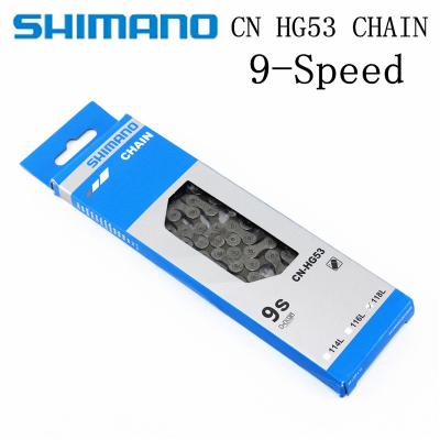 China SHIMANO Alivio HG53 9-Speed Mountain Bike Bicycle Chain CN-HG53 MTB ROAD M4000 M3000 M390 M370 Chains CN-HG53 for sale