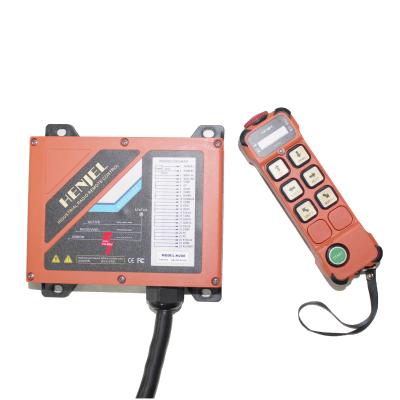 China 6 Buttons Double Speed Remote Control Crane Industrial Remote Control Overhead Crane Waterproof for sale