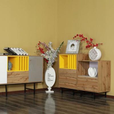 China Chinese Furniture Cabinet Modern Design Living Room Supplier Modern Design MDF Wooden Wardrobe Set With Beech Legs for sale