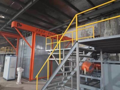 China Horno rotatorio los 3.5m de la máquina de Rotomolding de la lanzadera en venta