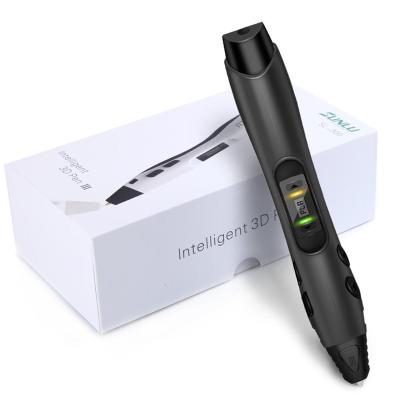 China factory wholesale price 1.75mm ABS/PLA smart no-clogging sl-300 3d filament pen digital printer for kids beginner manufacturer for sale