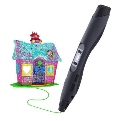 China New Patent Nozzle 4 Color 3D Printing Pen SL-300A Support PLA/ABS/PCL Low Temperature Speed Control and Adjustable Temperature 3d Printing Pen with USB for sale