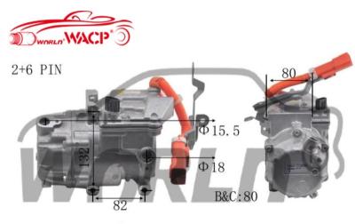 China 042200082084 0422000621 Electric Car Ac Compressor For Toyota Prius For Lexus CT200H 1.8 WXHB004 for sale